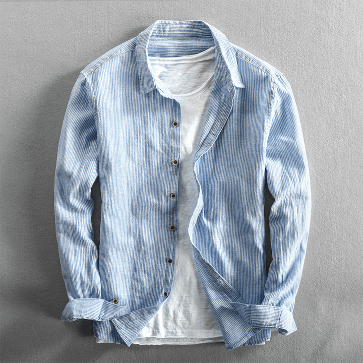 MOOSMIL™ | Borealis Breeze Linnen Shirt